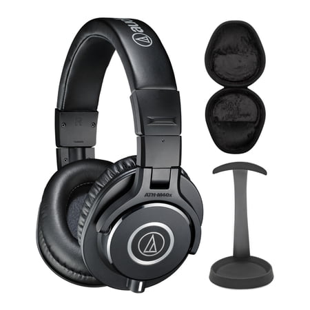 UPC: 0663701859447 | Audio-Technica Bluetooth Noise-Canceling Over-Ear Headphones  Black  AATH-M40XK1