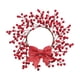 thumbnail image 2 of Corona navideña de frutos rojos artificiales | Decoración para puerta con frutos rojos, plateados, dorados y blancos | Decoración navideña ligera y resistente a la intemperie para escaparates., 2 of 6