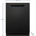thumbnail image 2 of GE Top Control with Stainless Steel Interior Dishwasher with Sanitize Cycle GDP670SGVBB, 2 of 4