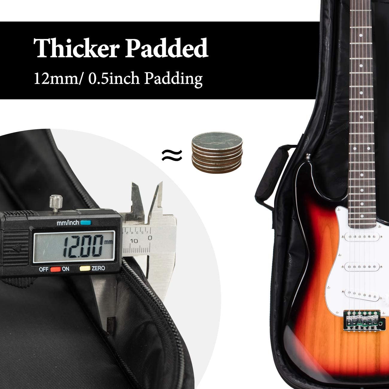 Cahaya electric guitar bag hotsell