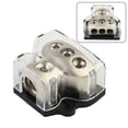 thumbnail image 6 of 3Way Distribution Block Car Audio Power Wire Splitter 1*0 Gauge in 3*4 Gauge Out, 6 of 12