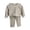 PJ415-Coffee, variant on UAYOTSE Toddler Unisex Kids Cotton Sleepwear Set Plaid and Cartoon Print Long Sleeve Top With Matching Pants Size 7-8 Years
