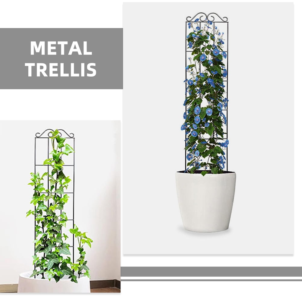 LABSERRON Climbing Plant Frame Trellis Support Black 4pcs