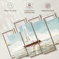 thumbnail image 6 of Elephant Stock Sailing Journey Wall Art - Horizontal Multi Panel Canvas - Living Room Wall Decor - Transportation Multi Panel - Beige And Blue Decor By Jane Slivka - 68" x 42", 6 of 8