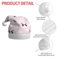 thumbnail image 4 of Fuzoiu Cute Panda Print Santa Hat Christmas Hat for Adults,Santa Hats with Pompom, Unisex Xmas Holiday Hat for Christmas New Year Festive Party Supplies, 4 of 6