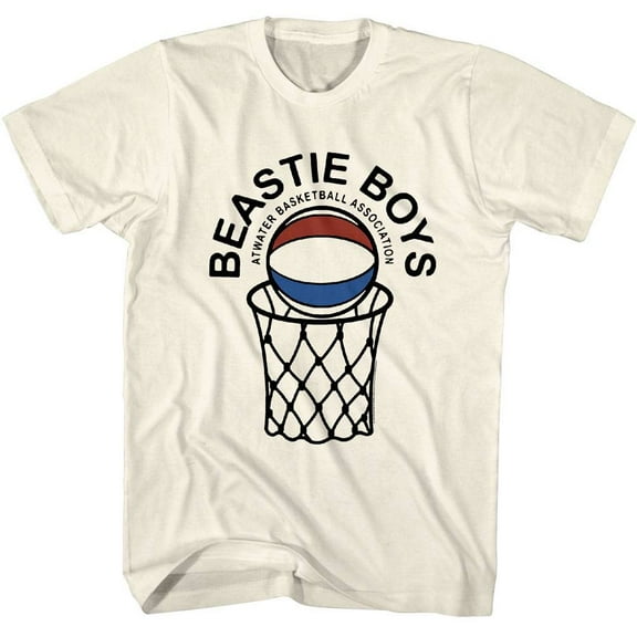Beastie Boys - Atwater Basketball Association - American Classics Officially Licensed - Natural Adult Short Sleeve T-Shirt
