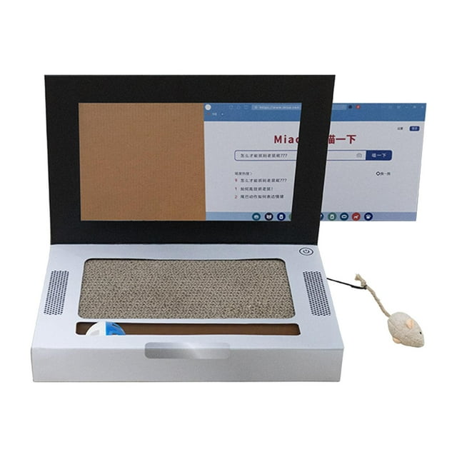 Juguete rascador para gatos Yuyangstore computadora portátil