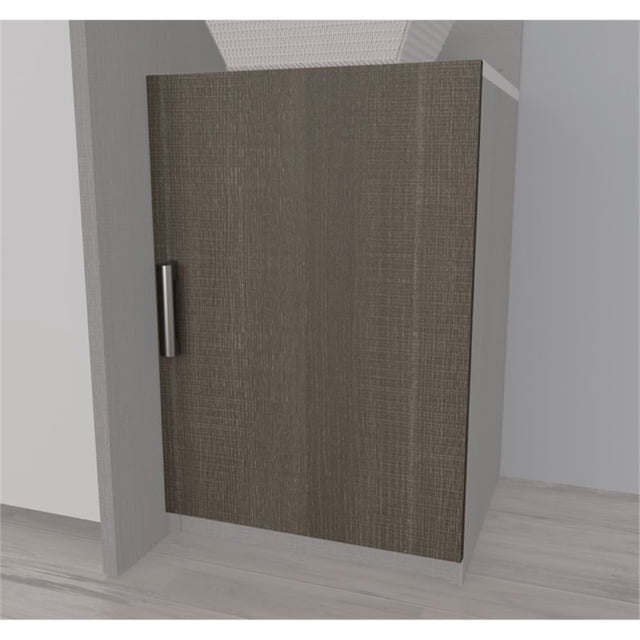 Bestar Cielo 2 Portes pour Unité de Stockage de Base en Gris Écorce