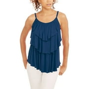 No Boundaries Juniors' Tiered Ruffle Flounce Tank
