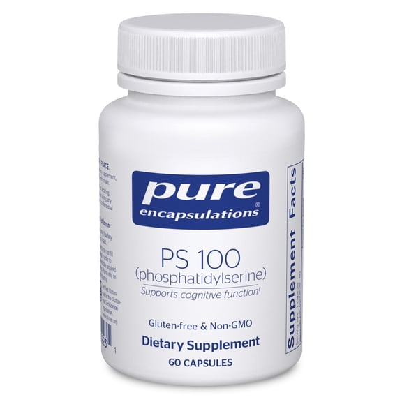 Pure Encapsulations PS 100 | Phosphatidylserine Amino Acid Supplement for Brain and Memory* | 60 Capsules
