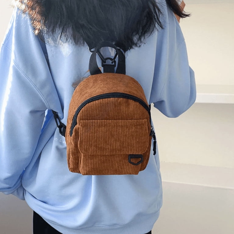 corduroy mini backpack Makukke  makukke Introducing our Exquisite Corduroy Backpack  the epitome of fashion meets functionality Aufona Mini Backpack for Women