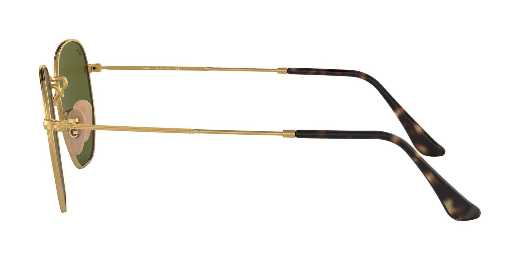 Ray-Ban RB3548N HEXAGONAL 001/8O 51M Gold/Wisteria Flash