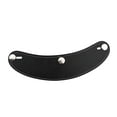 thumbnail image 4 of Visera para casco abierto, fácil de instalar, estilo retro, para motociclistas (hombres y mujeres). Pieza de repuesto ligera con protección solar. Negro, 4 of 8