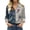 Blue, variant on IMENGL Women's Satin Long Sleeve Shirt Women's Retro Flower Casual Printed Shirt Blue XXXL