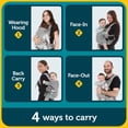 thumbnail image 2 of Portabebés Safety, primer recién nacido a niño pequeño, 3,2 a 14,5 kg, 4 en 1, 2 of 9