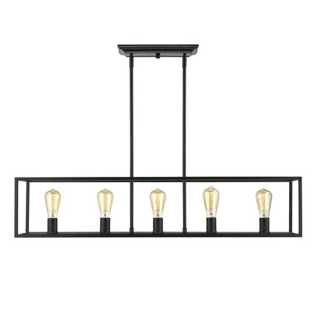 

Golden Lighting Wesson 5 Light Linear Pendant