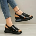thumbnail image 5 of Mostsola Wedge Sandals for Women 2025 Slingback Heels Open Toe Fashion Platform Sandals, 5 of 9