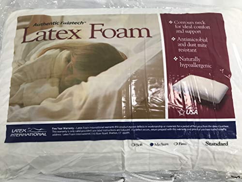 authentic talatech latex foam pillow