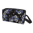 thumbnail image 2 of Goofa Sunflowers Printed Toiletry Bag with Handle,Large Capacity Travel Makeup Cosmetic Bag for Women, Carry on Airport Airline Compliant Bag, 2 of 9