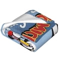 thumbnail image 4 of Manta de felpa de Mickey Mouse, de varios tamaños, muy suave, de tela con superficie vertical, acogedora y cálida, adecuada para cama, sofá, camping, viajes, para todas las estaciones, ligera, 4 of 8