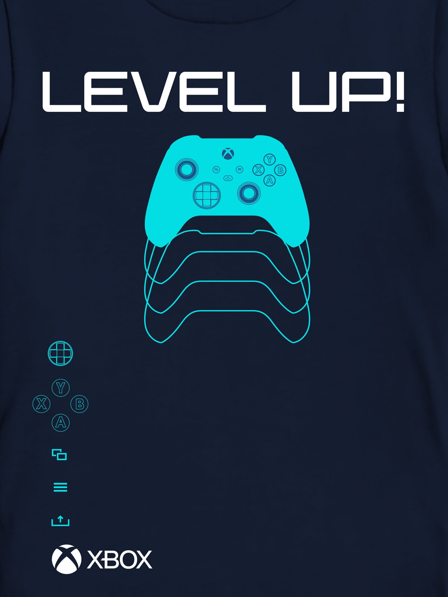 XBOX Level Up Boys, Crew Neck, Short Sleeve, Graphic T-Shirt, Sizes 4-18