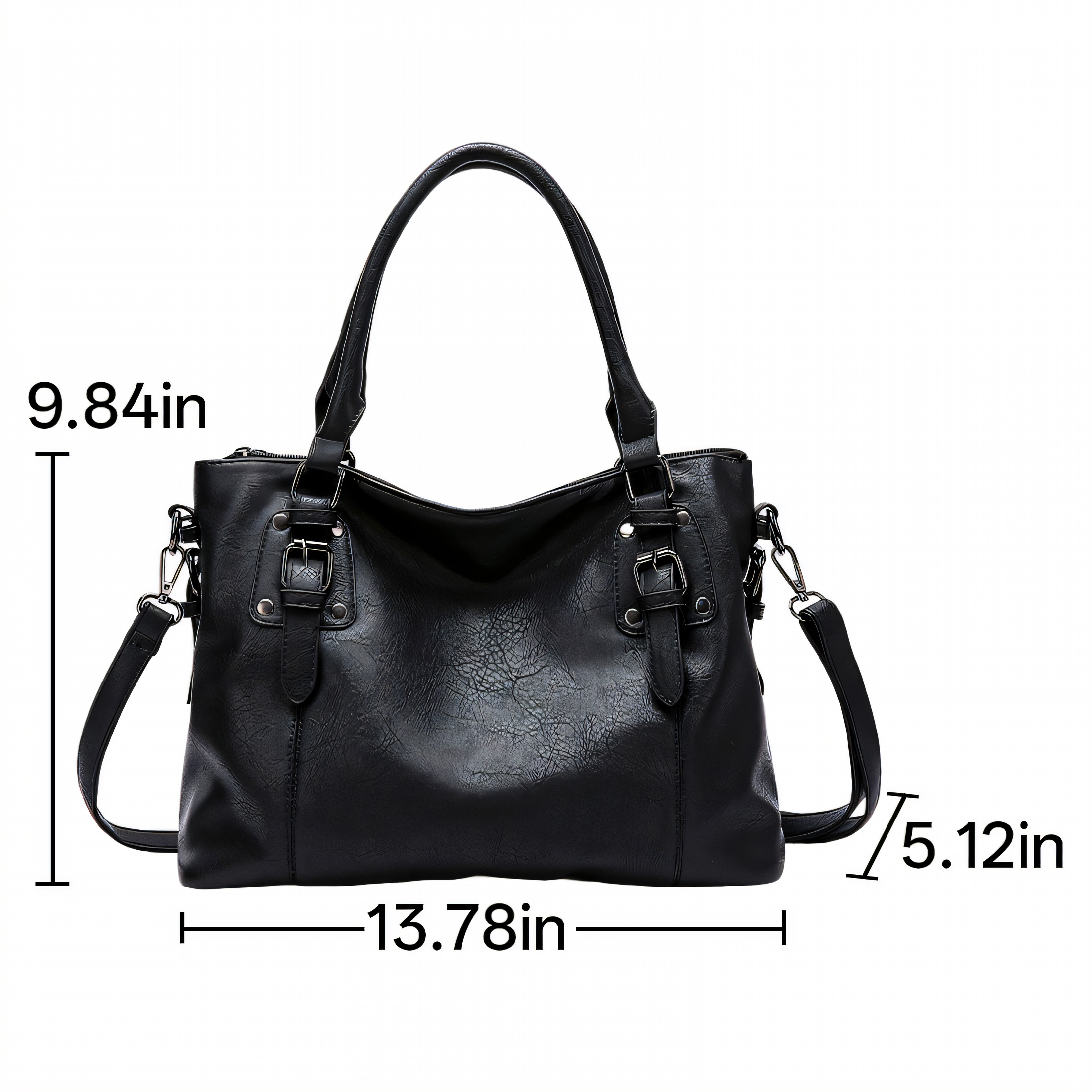 AOMRCOL Crossbody Bags for Women,Smooth Zipper Closure Womens Purses and Handbags,Effortless Item Retrieval Shoulder Purse,Black
