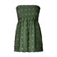thumbnail image 4 of ICHUANYI Clearance Women Strapless Bandeau Lace Patchwork Summer Casual Sleeveless Tube Blouse Top(Army Green, M) ICHUANYI WER2023081005377, 4 of 6