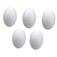 thumbnail image 4 of Huevos de espuma de poliestireno, huevos de imitación blancos sin pintar, huevos de Pascua para fiestas, decoración del hogar para jardín de infantes 5 piezas 25 cm, 4 of 8