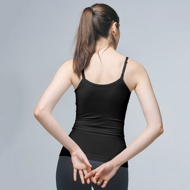 Wear Ease, Inc. Compression Camisole (S, Black) at  Women's