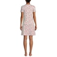 thumbnail image 2 of Lands' End Women's Cotton Short Sleeve Knee Length Nightgown, 2 of 3