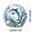 thumbnail image 7 of PLPPYFS Dolphin Diamond Art Kits for Adults, Acrylic Hanging Suncatcher Dolphin Diamond Suncatcher, Special Shaped Diamonds, Hanging Chain, Complete DIY Craft Tools, Hanging Ornament, 7 of 7