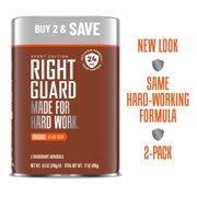 Right Guard Sport Deodorant Spray, Anti-Stain Spray Deodorant For Men, Aluminum Free, 24-Hour Odor Control, Original Scent, 8.5 oz. (8 count)
