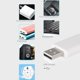 thumbnail image 1 of Flotador electrónico de carga AIA, flotador luminoso, flotador de pesca nocturna, batería recargable, batería de litio recargable por USB, flotador de pesca CR425, 1 of 4