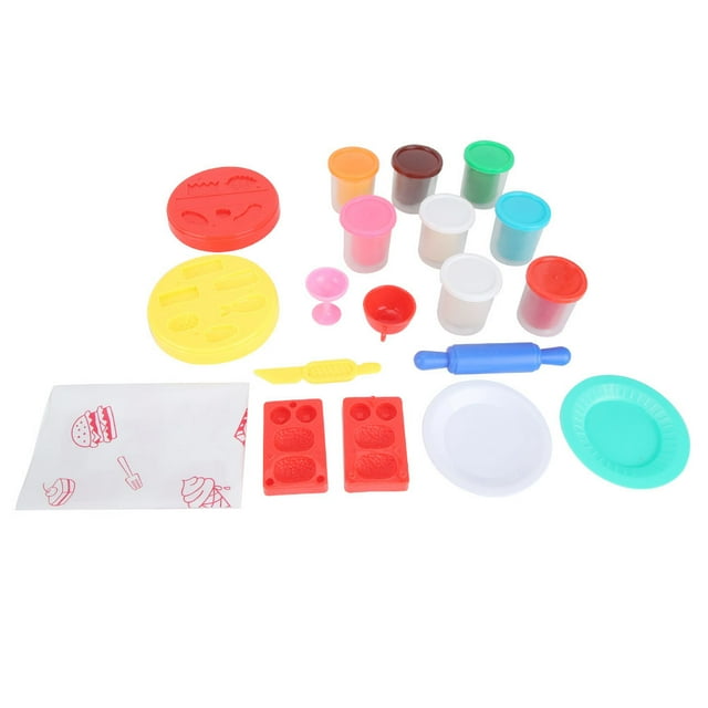 XYCCA Jouet Éducatif de Simulation de Sushi Coloré en Argile pour Enfants, Ensemble de Moules à Modeler-082203