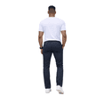 thumbnail image 5 of Access Men's Basic Casual Uniform Comfort Stretch Chino Pants (Navy, 50x32), 5 of 8