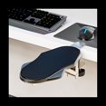 thumbnail image 3 of Coussin d'Accoudoir Support de Table pour Ordinateur Support de Souris Repose-Poignet Extension de Bureau Protection Main Épaule, 1 * Support de Coude, Noir, 3 of 8