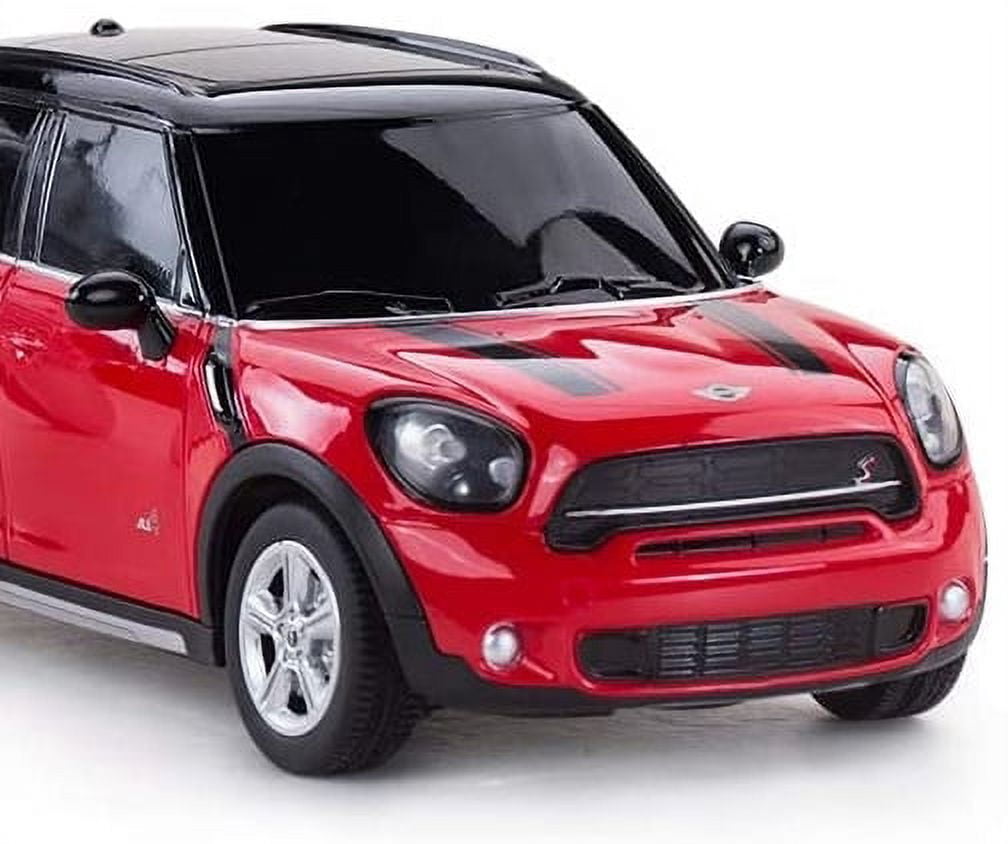 PlayWorld 1/24 Mini Cooper Car, s Xmas Gifts for Kids, 1:24 Electric Mini Toy Vehicle (Red)