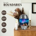 thumbnail image 3 of JAGASY Northern Lights Small Cremation Urn for Ashes Adult Male, Blue Urns for Human Ashes, Starry Sky Decorative Urns for Daughter, Mountain Memorial Keepsake Urn for Son, (3 Inch), 3 of 7