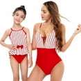 thumbnail image 2 of Mother Daughter Swimsuit Family Matching Swimwear Mommy and Me Bathing Suits Bikini Set, 2 of 7