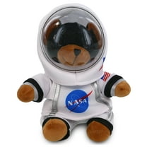 DolliBu Black Bear Astronaut Plush Toy - Super Soft Wild Life Astronaut Stuffed Animal Plush with Space Helmet and NASA Astronaut Suit, Cute Spaceman Doll Decor for Girls and Boys - 6 Inch
