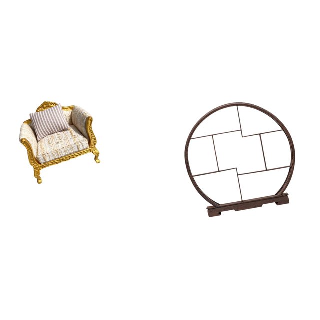 Soporte De Exhibición De Sofá De Madera En Miniatura, Muebles De Simulación Artesanal, Juguete, Estante Organizador Antiguo Para Casa De Muñecas 112, Decoración Del Hogar, Almacenamiento