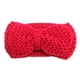 thumbnail image 1 of Diadema de ganchillo con lazo para bebé recién nacida, accesorio suave para el cabello, 1 of 8