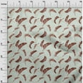 thumbnail image 3 of oneOone Georgette Viscose Light Blue2 Fabric Tropical Banana Leaf Sewing Craft Projects Fabric Prints By Yard 42 Inch Wide, 3 of 4