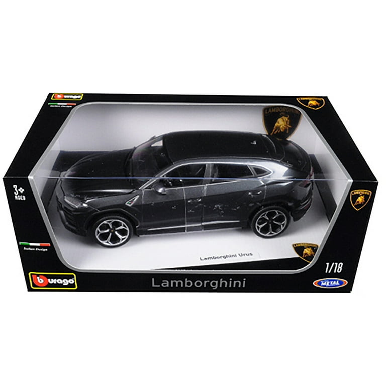 Bburago Lamborghini Urus 1/18 Scale Diecast Car Model, Grey