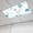 Turquoise Grey, variant on Turquoise Coastal Magnetic Fluorescent Light Covers for Ceiling Lights 2x4Ft, Nautical Summer Beach Coral Sea Turtle Office Classroom Kitchen Drop Ceiling Light Covers Filters Shade Panel 1 Pack