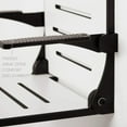 thumbnail image 3 of Seachrome SHAFAR-185155-PWS-S-MB-BK Silhouette 16" Wide Wall Mounted Shower Seat - Black, 3 of 6