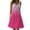 Pink, variant on LEAVINGSUO Sleeveless Dresses for Women Plus Size Womens Fashion Holiday Summer Gradient Print Sleeveless Party Beach Dress