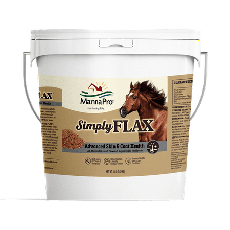UPC: 0095668921545 | Manna Pro Simply Flax for Horses | Omega-3 Fatty Acids | 8 Pounds