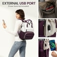 thumbnail image 6 of Lovevook Laptop Backpack, 15.6" Women Work Backpack Purses with USB Port, Waterproof Casual Daypack Travel Backpack, Large Fashion Teacher Nurse College Bookbag, 6 of 7