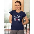 thumbnail image 2 of Because I'm The Mom Shaped T-Shirt Women -Smartprints Designs, Female Medium, 2 of 4